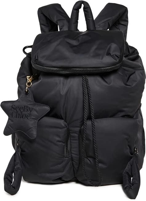 See by Chloe Women's Joy Rider Backpack, Black, One Size